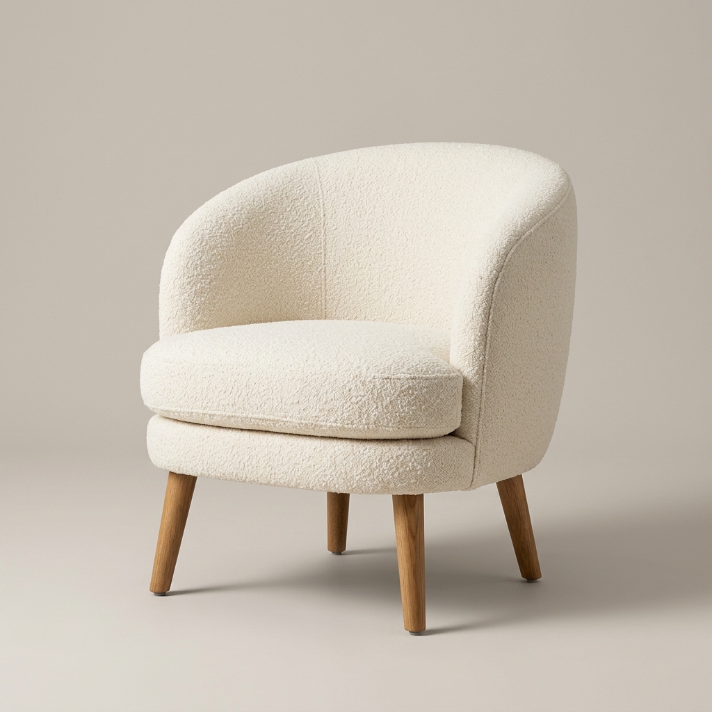 Boucle Accent Chair