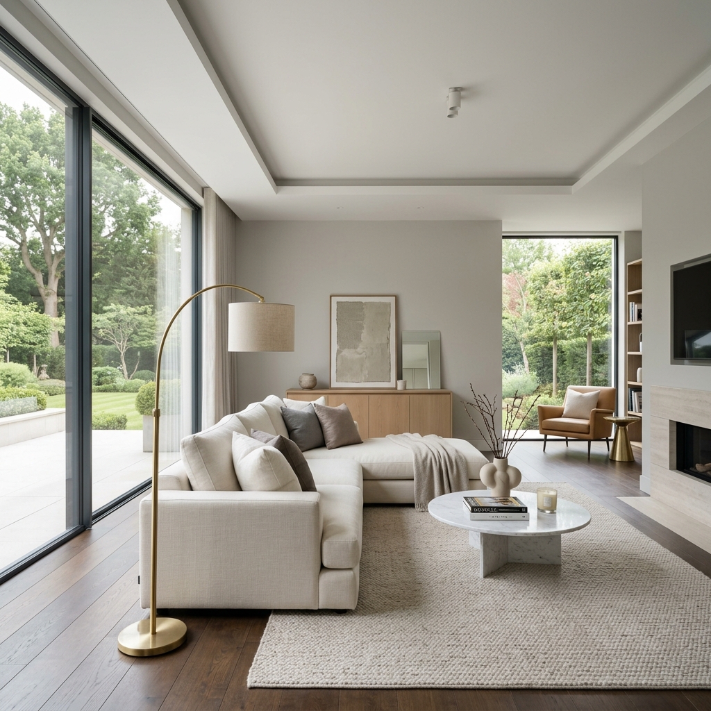Fully Styled Modern Living Room